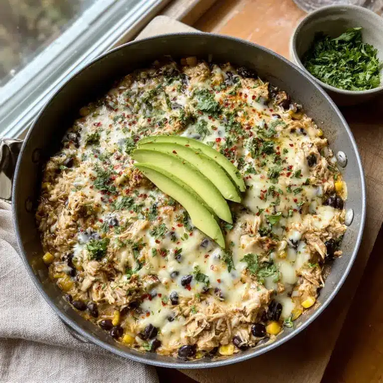 Salsa Verde Chicken & Rice Skillet Recipe