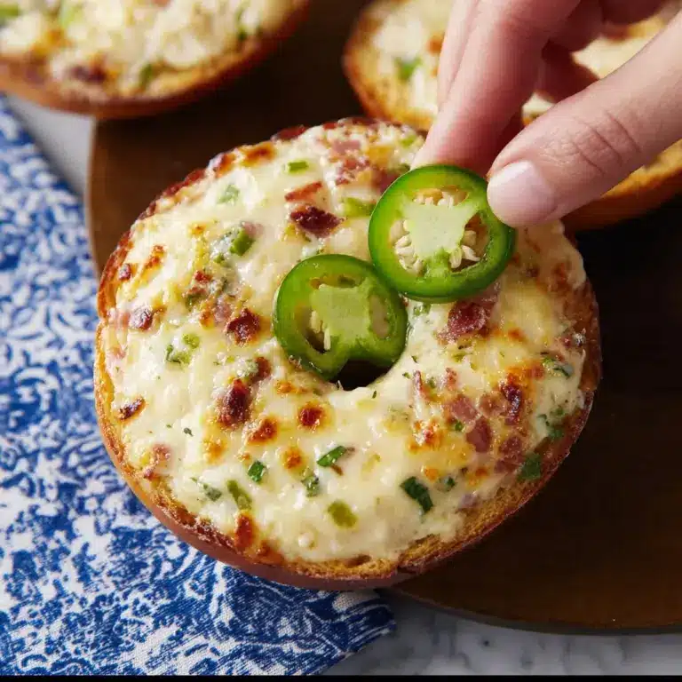 Jalapeño Popper Bagels Recipe