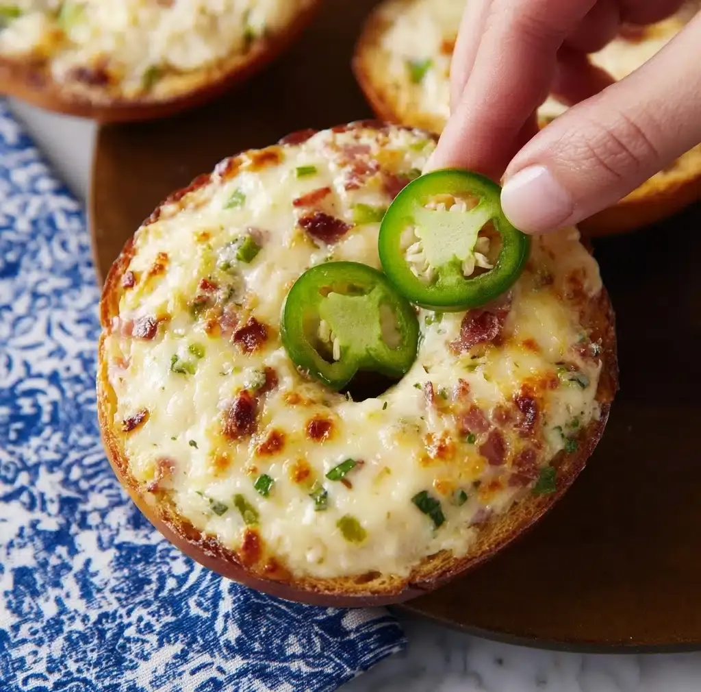 Jalapeño Popper Bagels Recipe