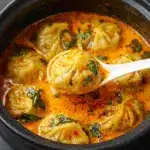 Soup Dumplings in Thai Red Curry Sauce Recipe
