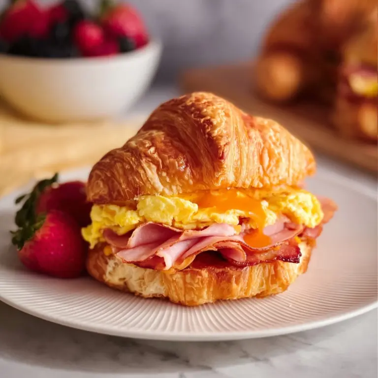 Croissant Breakfast Sandwich Recipe