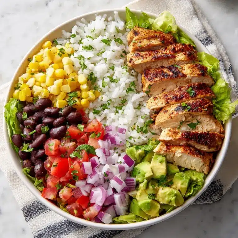 Chicken Burrito Protein Bowl Recipe