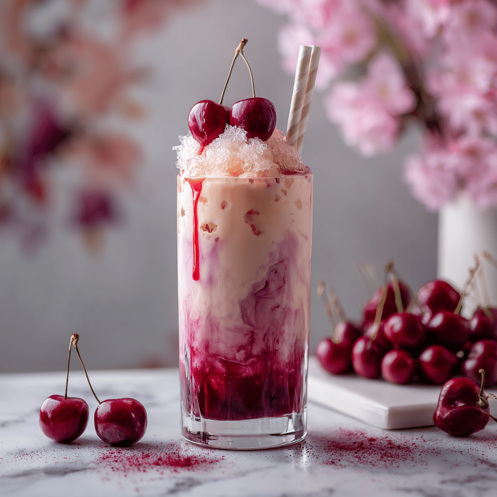 Cherry Earl Grey Milk Tea Recipe - Recipe Image