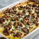 Hamburger Mushroom Bake Recipe