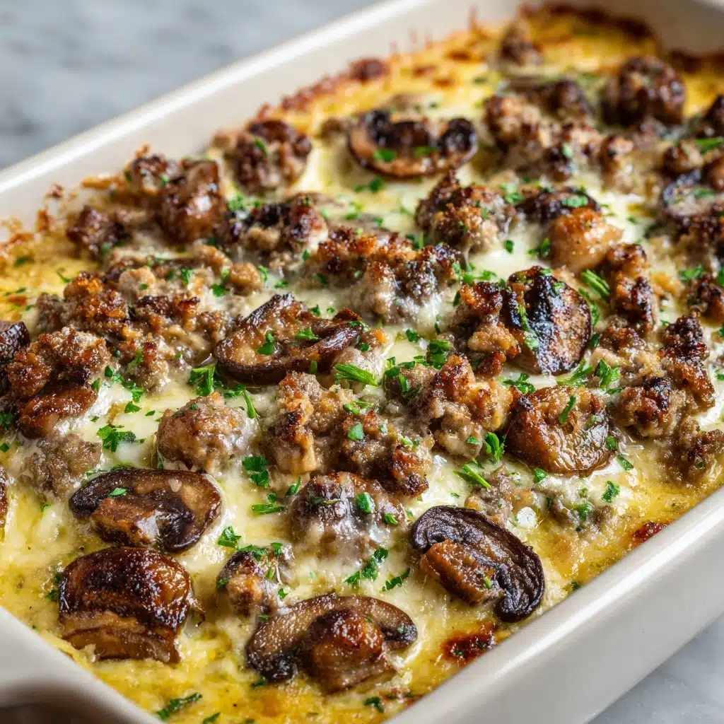 Hamburger Mushroom Bake Recipe