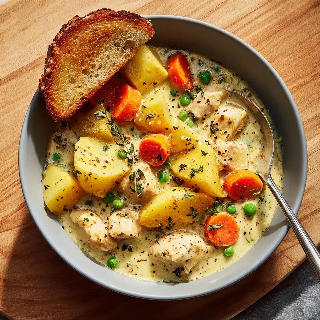 Slow Cooker White Wine Chicken Stew Recipe