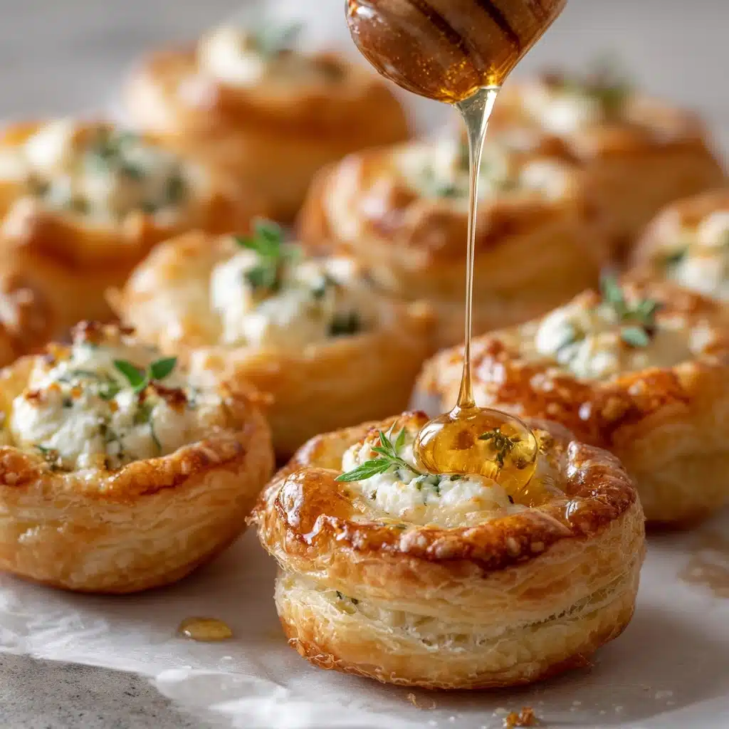 Easy Goat Cheese and Honey Bites Recipe - Recipe Image