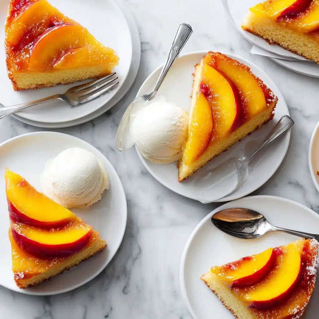 Peach Upside Down Cake Recipe