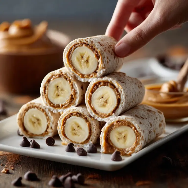 Peanut Butter Banana Roll Ups Recipe