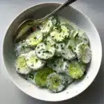 Creamy Cucumber Salad Recipe