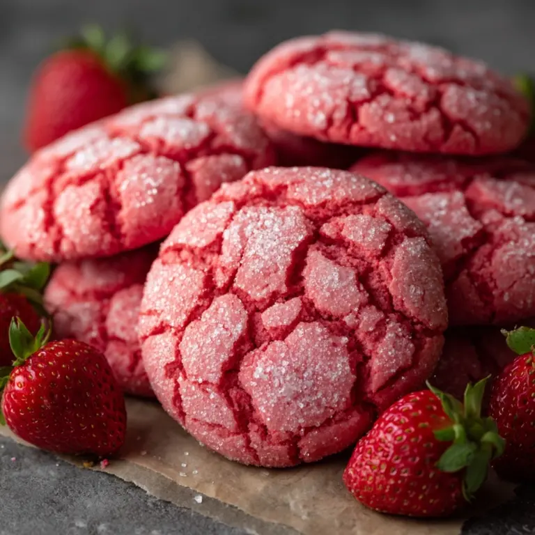 Strawberry Sugar Cookies Recipe