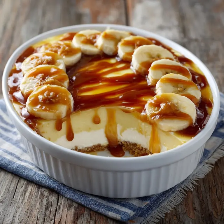 Banana Pudding Tiramisu with Caramel Recipe