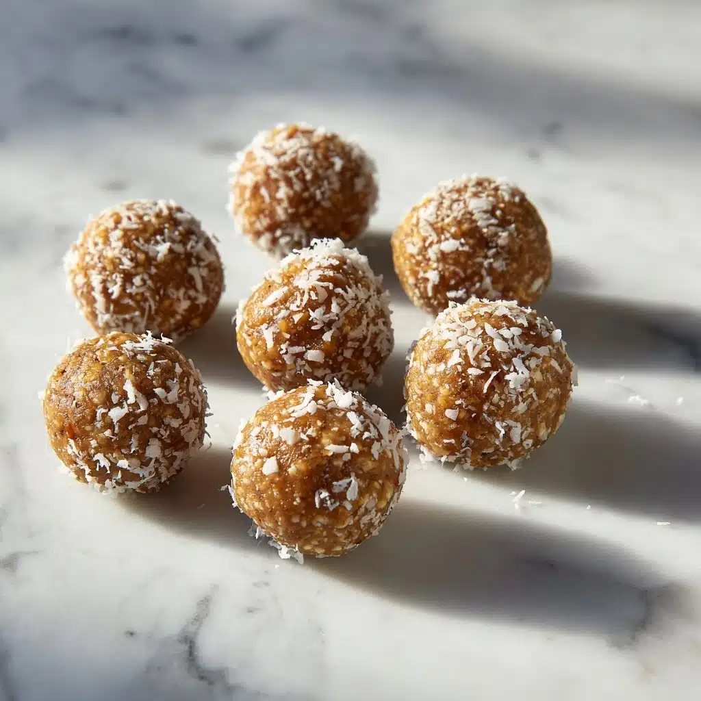 Salted Caramel Apple Energy Balls (Vegan + Gluten-Free) Recipe - Recipe Image