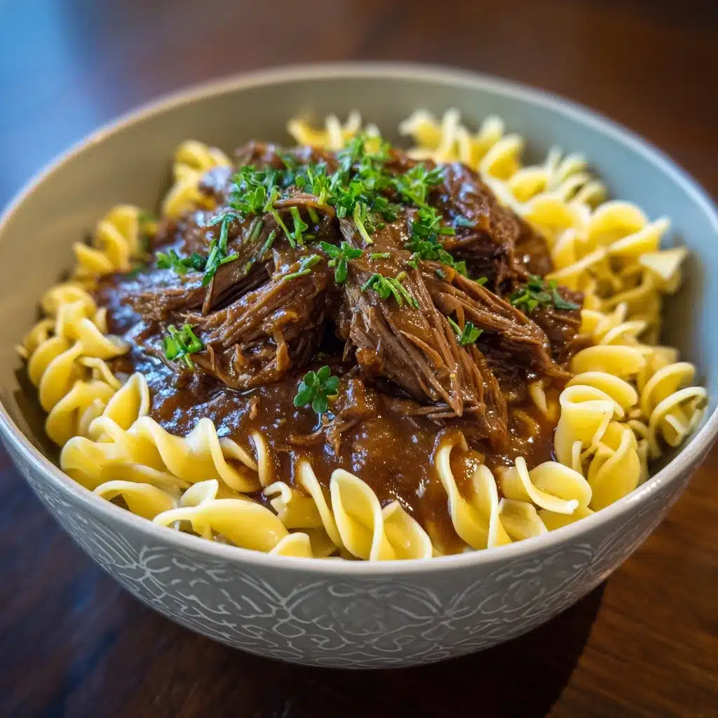 Slow Cooker Beef & Noodles Recipe