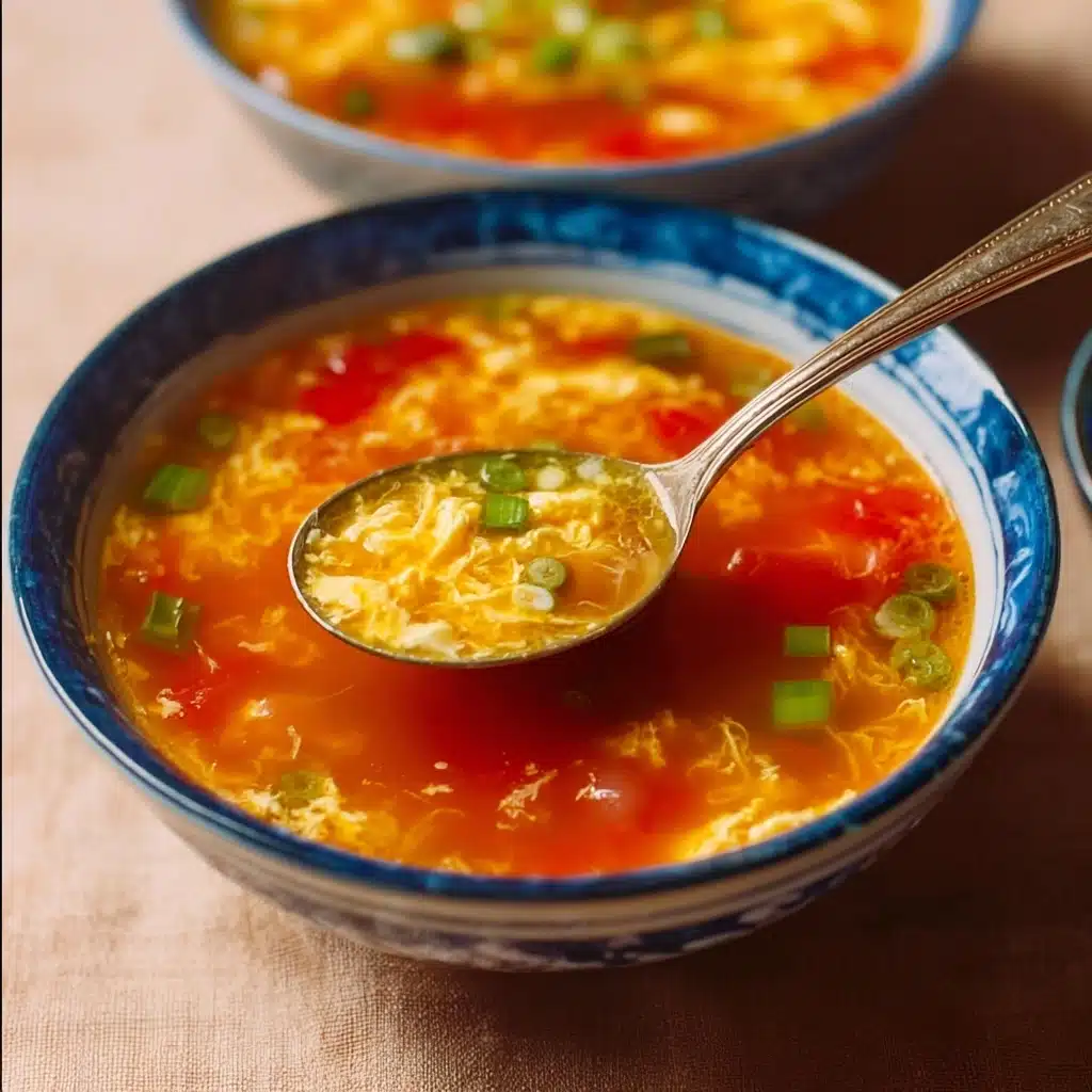 Tomato Egg Drop Soup Recipe - Recipe Image