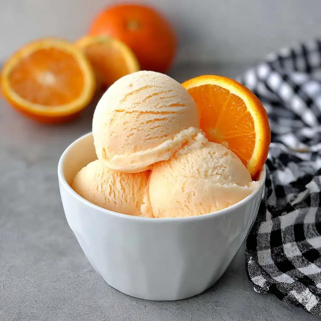 Orange Ice Cream Recipe