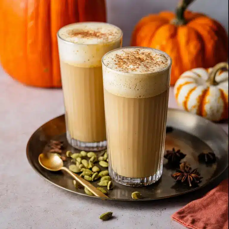 Iced Pumpkin Cream Chai Latte Recipe