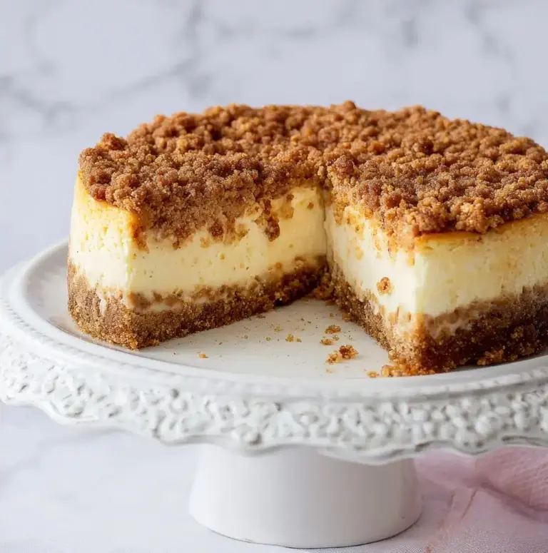 Apple Crisp Cheesecake Recipe