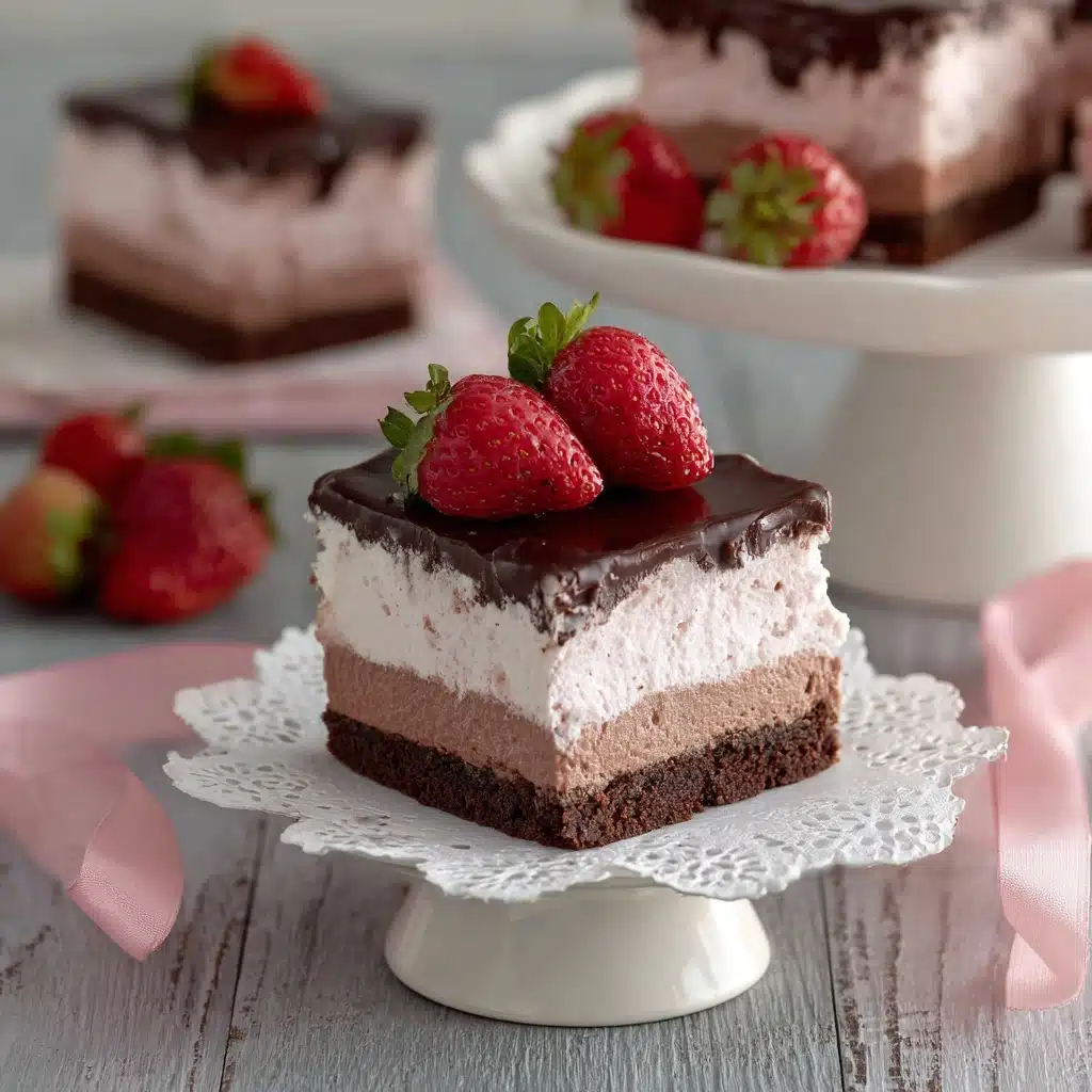 Strawberry Cheesecake Truffle Brownies Recipe
