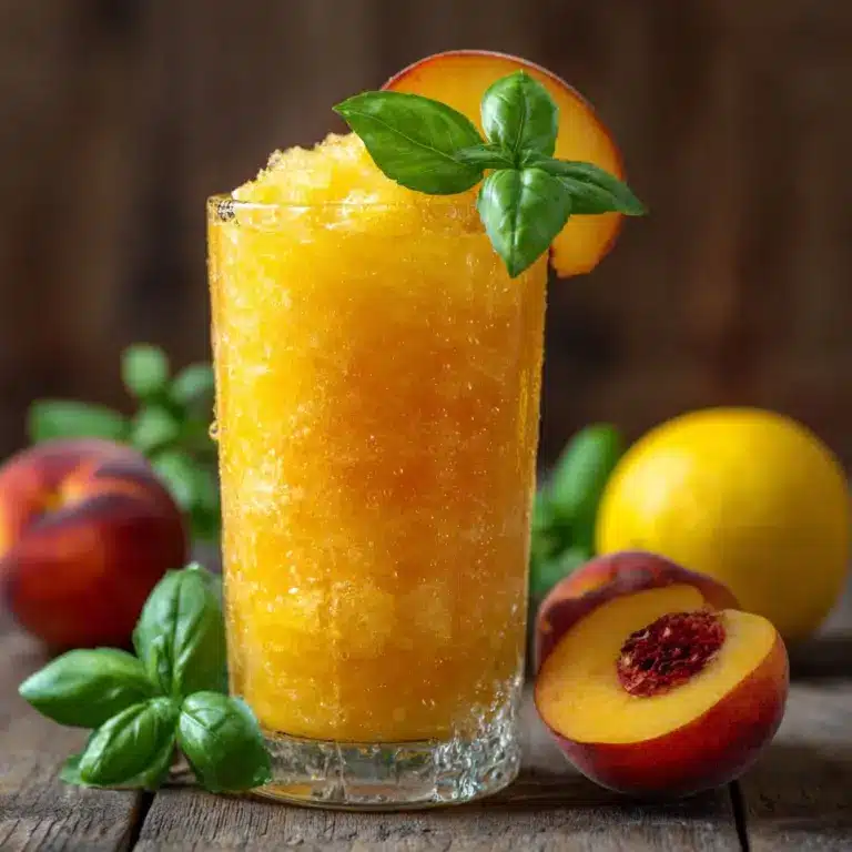 Frozen Peach Lemonade Recipe – The Ultimate Summer Slushie Recipe