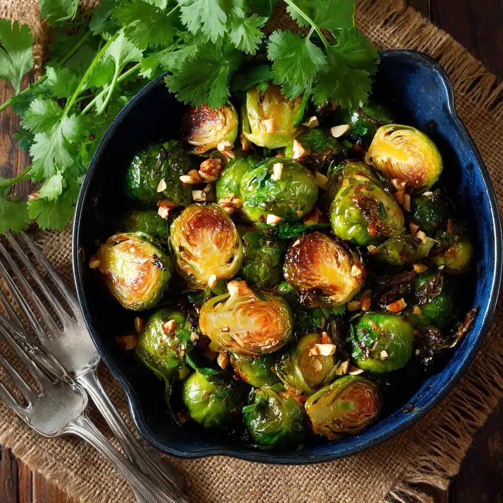 Sweet Chili Roasted Brussels Sprouts Recipe