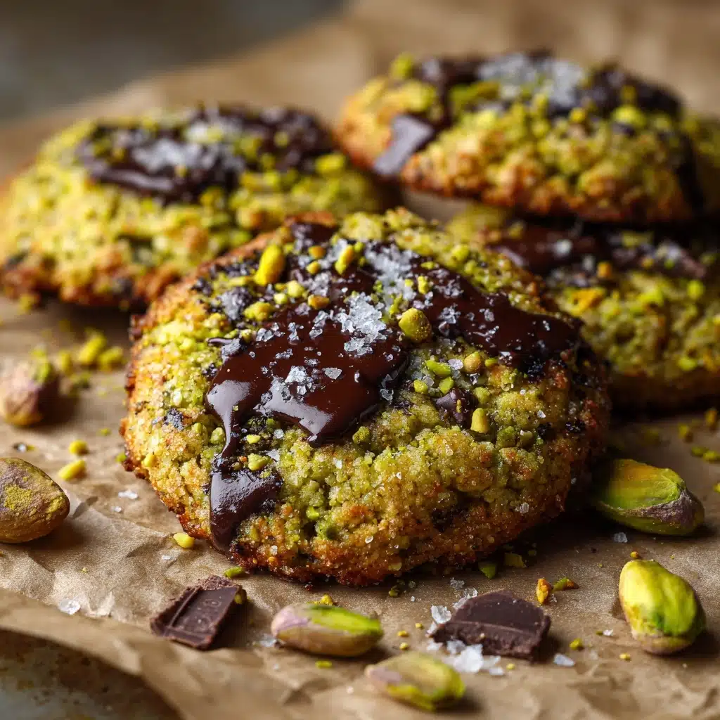 Salted Pistachio Chocolate Chunk Cookies Recipe - Recipe Image