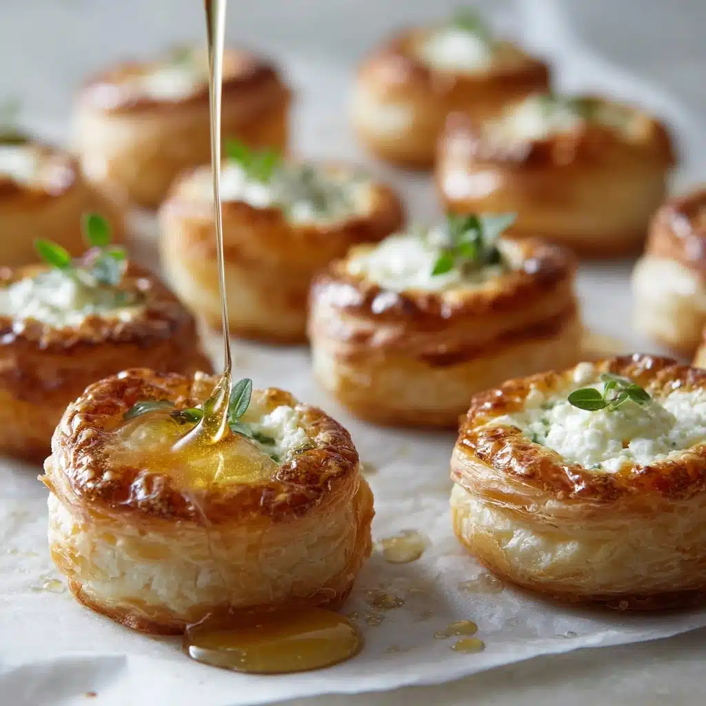 Easy Goat Cheese and Honey Bites Recipe - Recipe Image