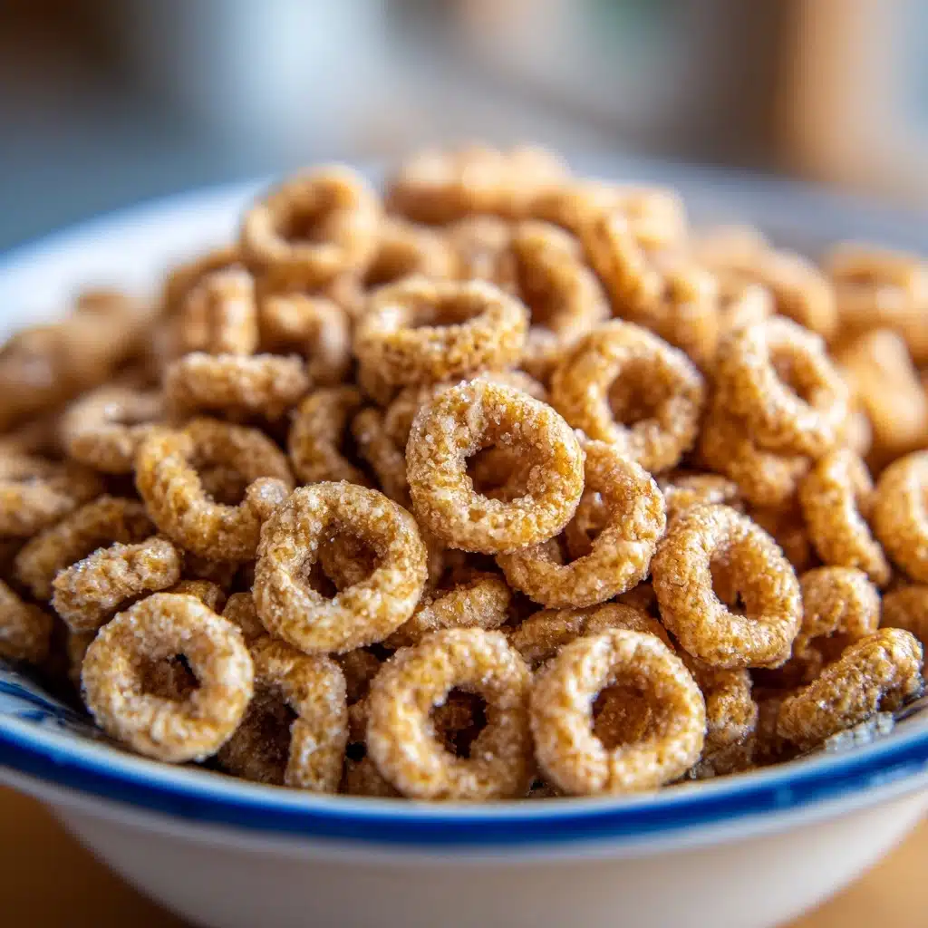 Mini Doughnut Hot Buttered Cheerios Recipe - Recipe Image