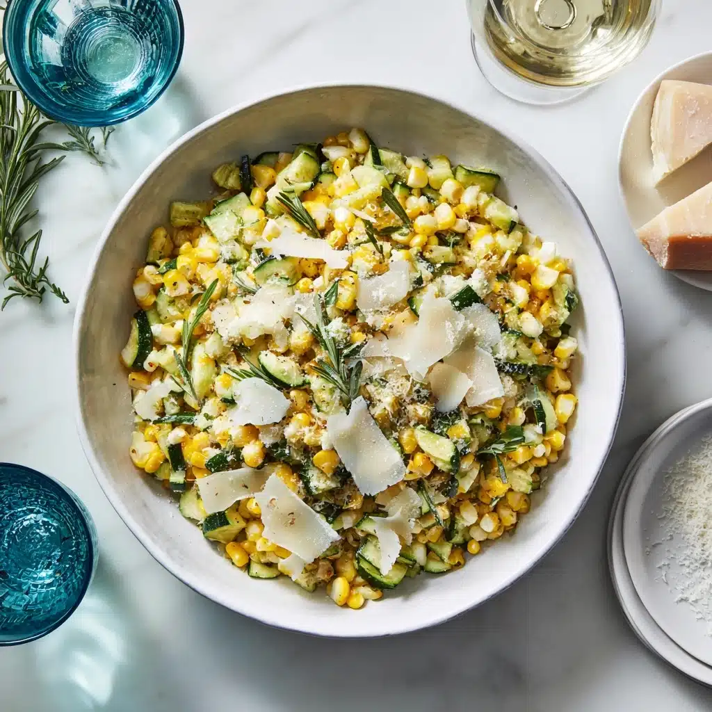 Parmesan Zucchini and Corn Recipe - Recipe Image