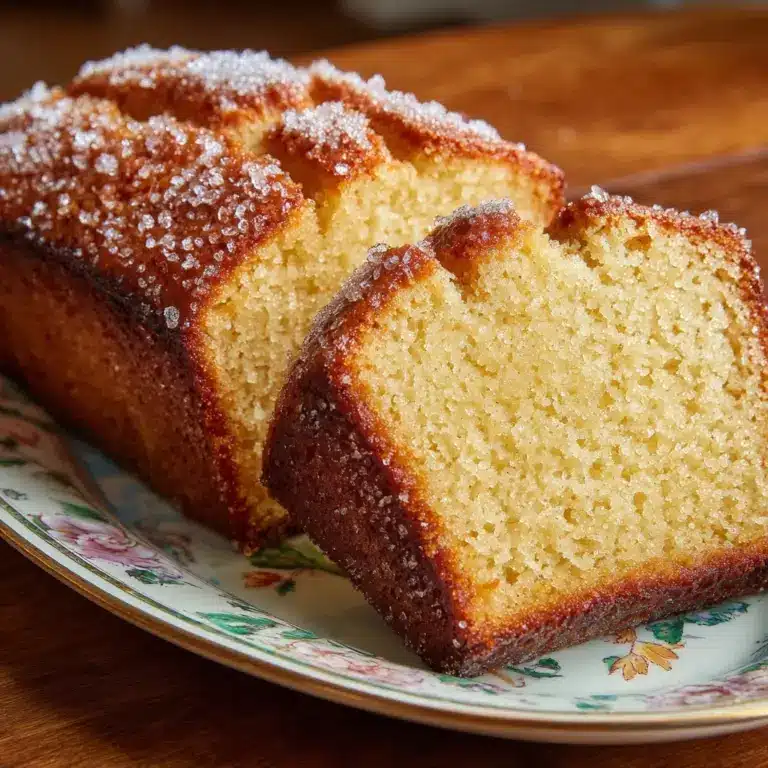 Spiced Apple Cider Donut Loaf with a Cinnamon Sugar Crust Recipe