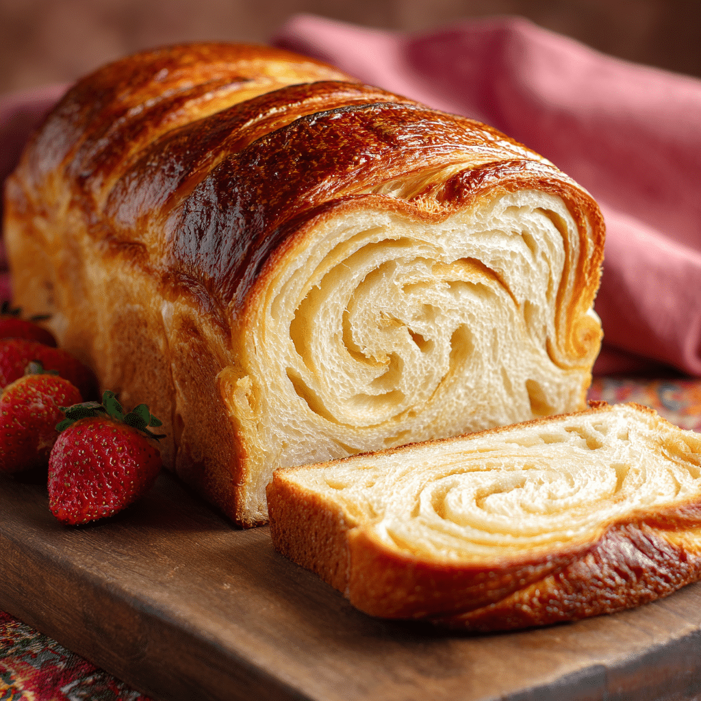 Croissant Bread (Loaf) Recipe - Recipe Image