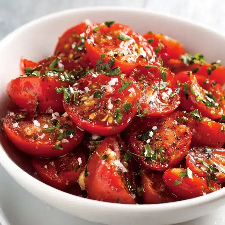 Fresh and Flavorful Tomato Garlic Salad Recipe