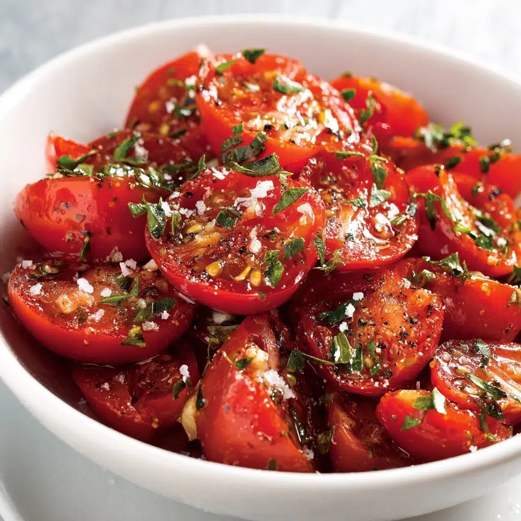 Fresh and Flavorful Tomato Garlic Salad Recipe