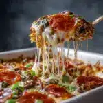 Low Carb Pizza Casserole Recipe