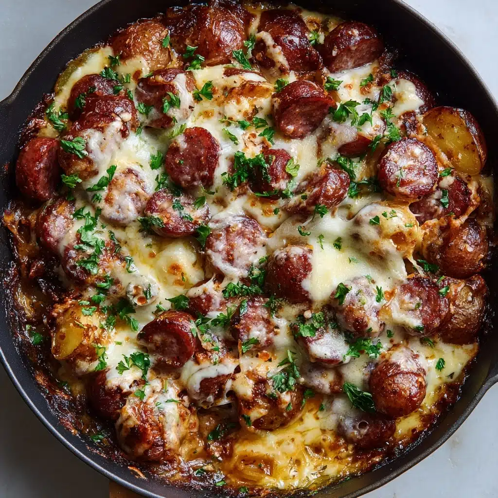 Garlic Parmesan Chicken and Potatoes Recipe - Recipe Image