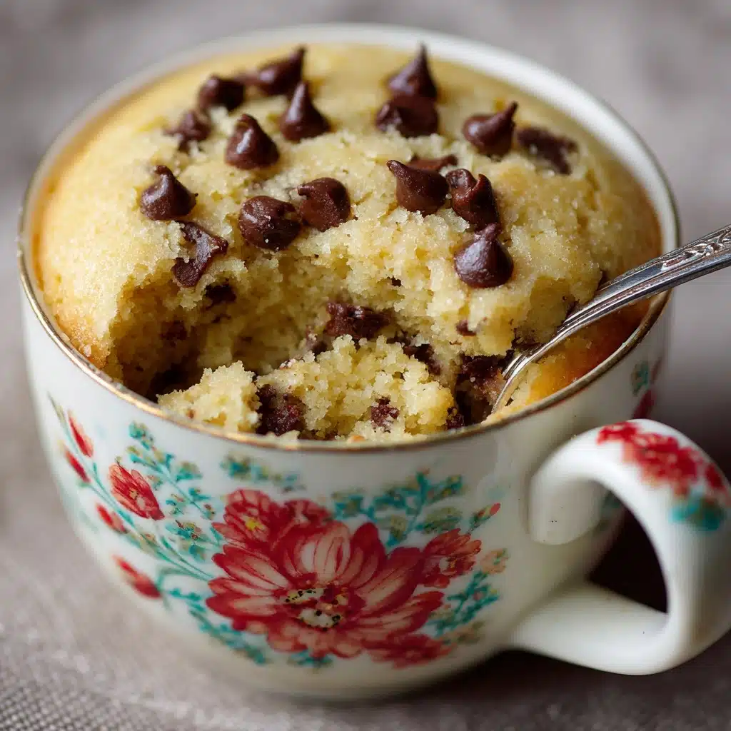 Chocolate Chip Mug Cake Recipe - Recipe Image
