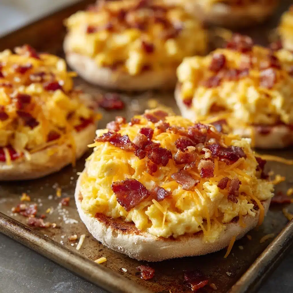 English Muffin Breakfast Pizzas Recipe