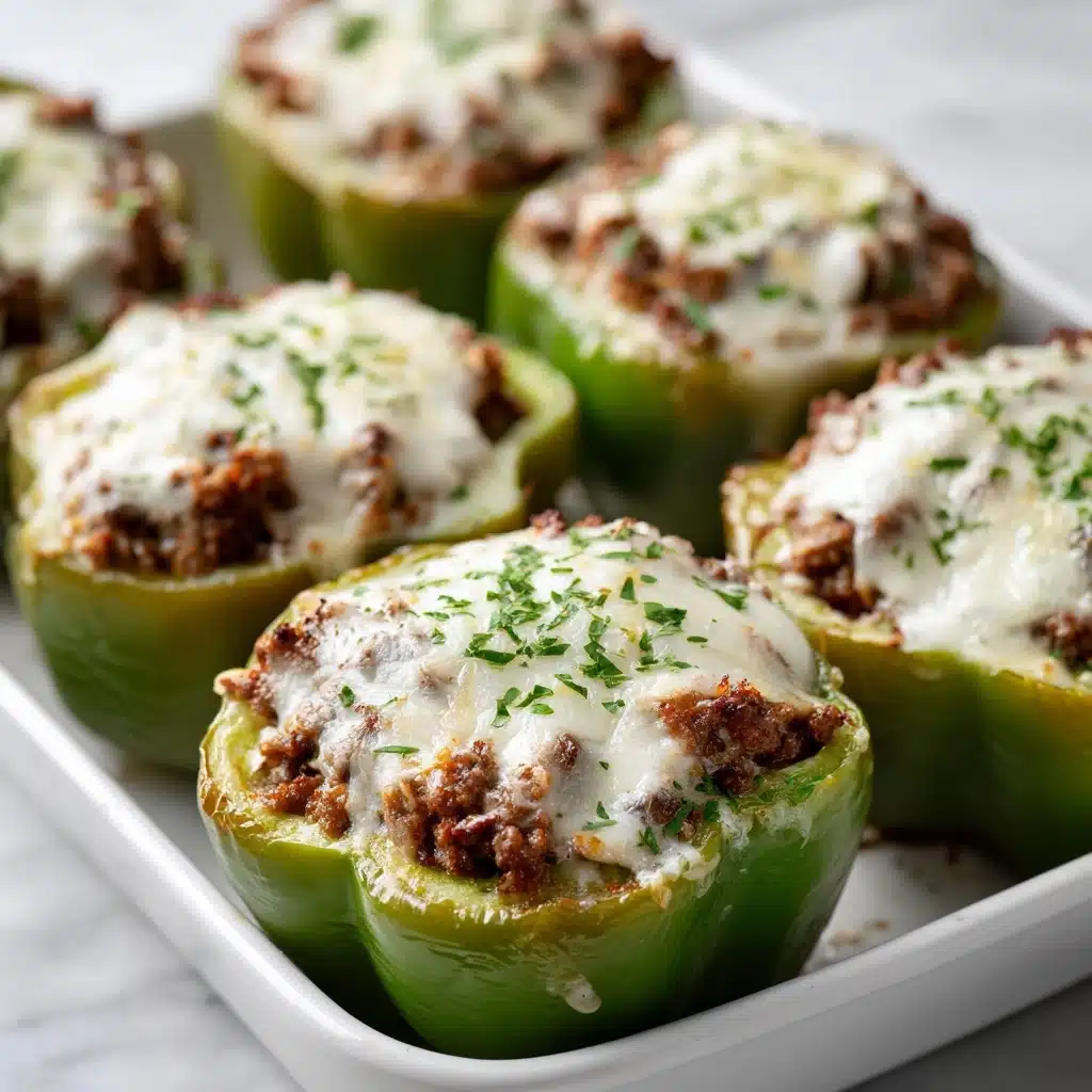 Keto Philly Cheesesteak Peppers Recipe