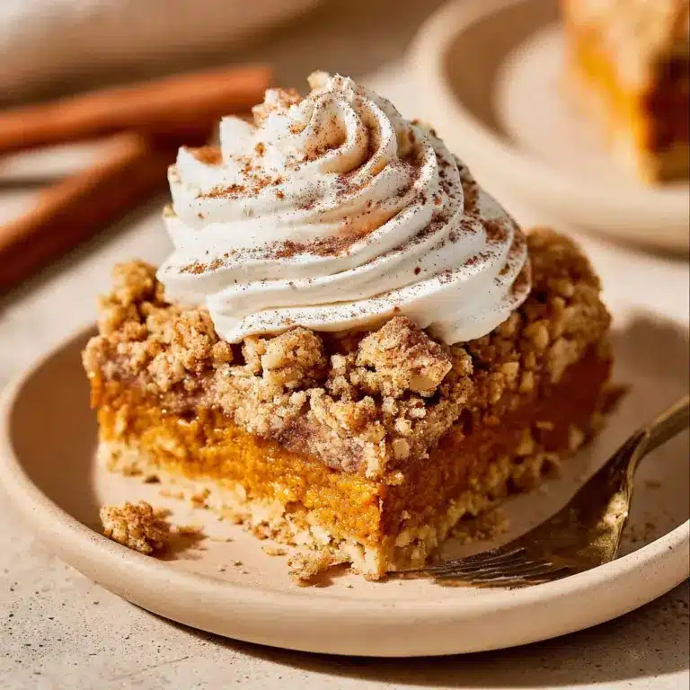Pumpkin Pie Crumble Recipe