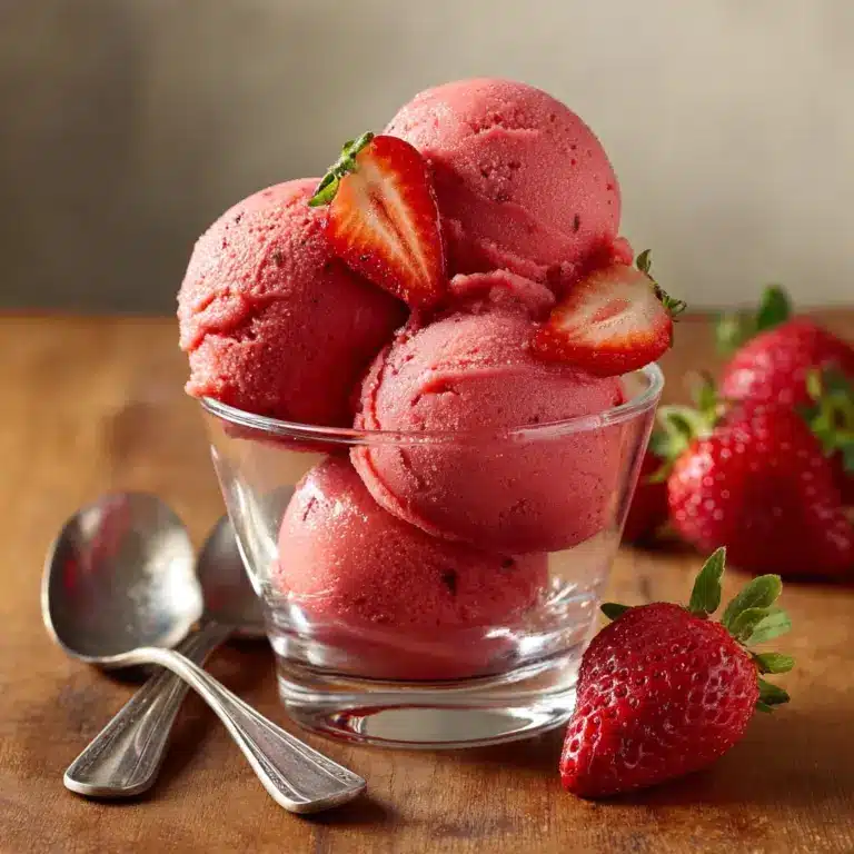 Strawberry Sorbet Recipe