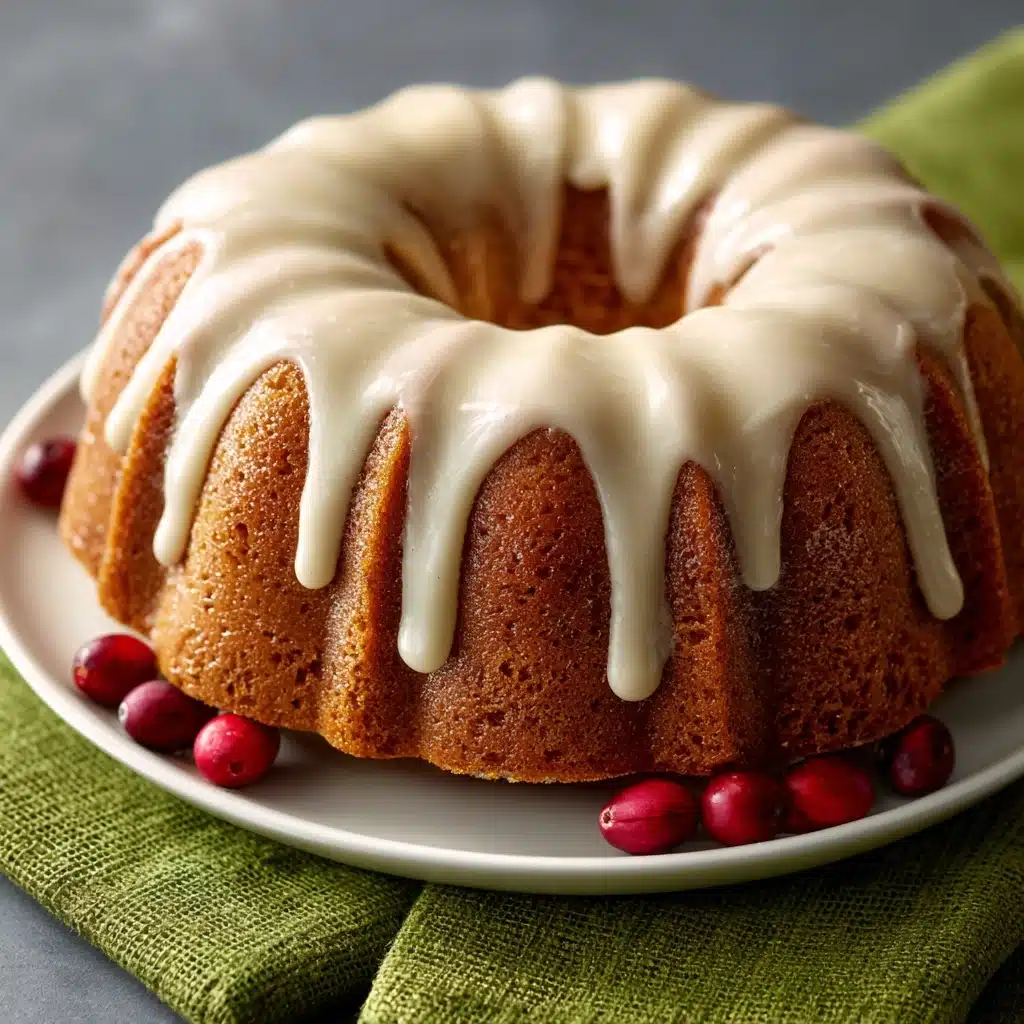 Eggnog Bundt Cake with Eggnog Frosting Recipe - Recipe Image