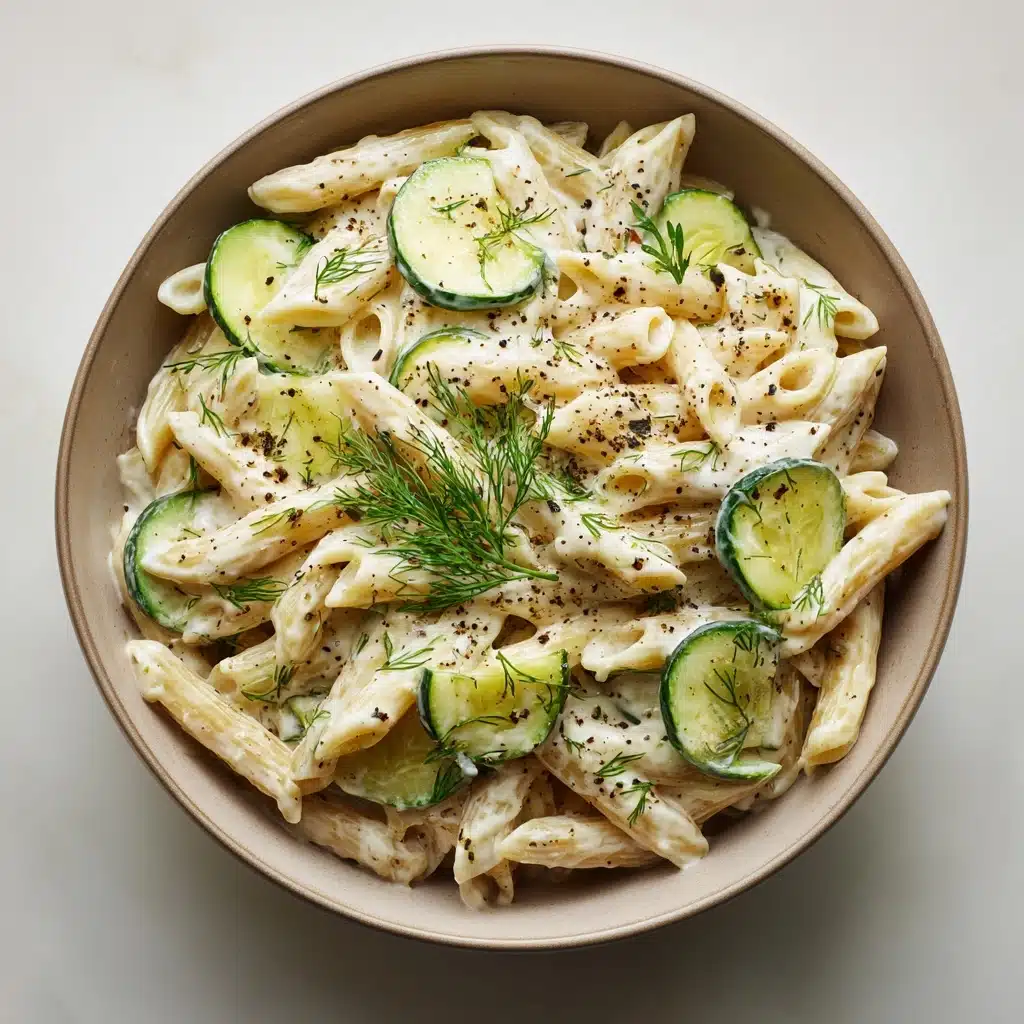 Healthy Cucumber Pasta Salad Recipe - Recipe Image