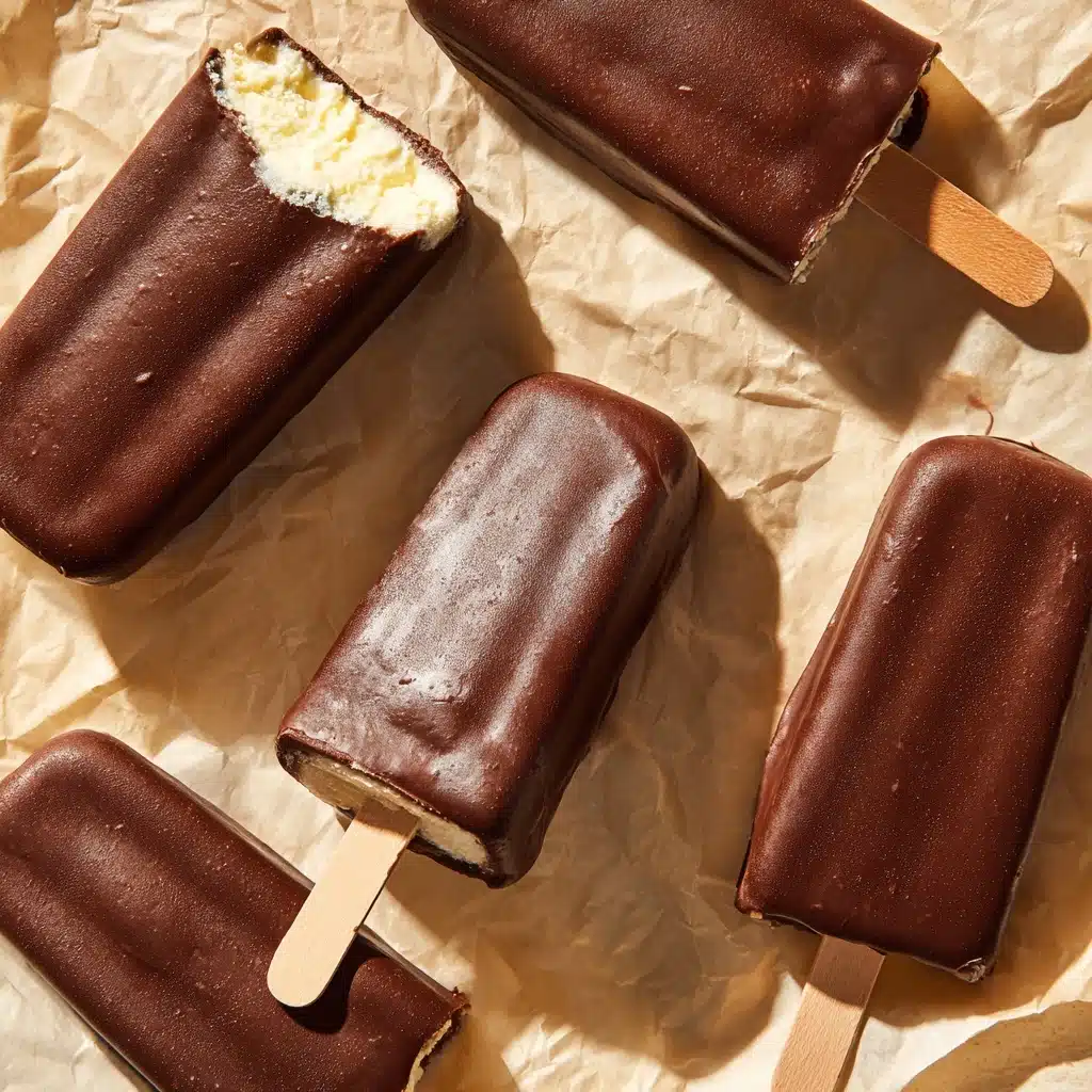 Chocolate Covered Banana Ice Cream Bars Recipe - Recipe Image