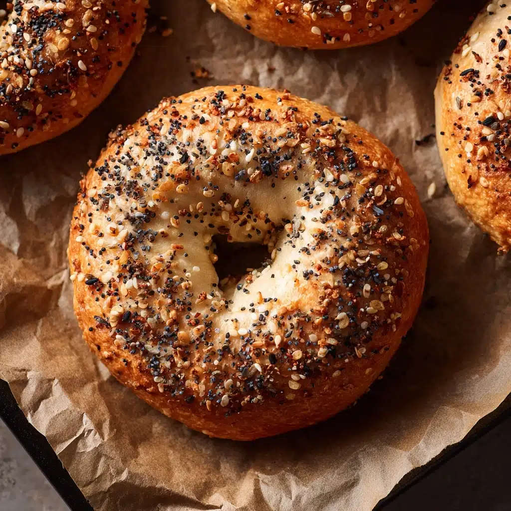 Air Fryer Protein Bagels Recipe - Recipe Image