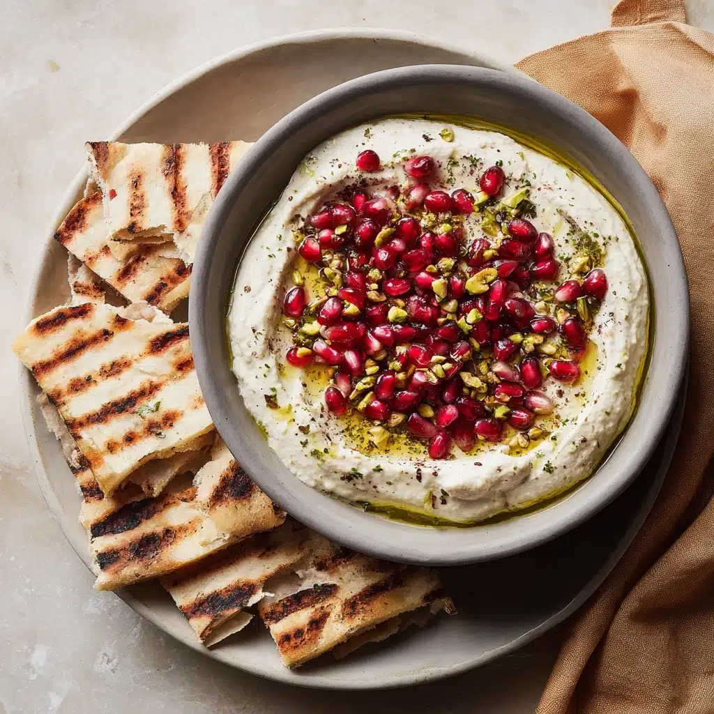 Whipped Feta with Pomegranate, Pistachios & Honey Recipe