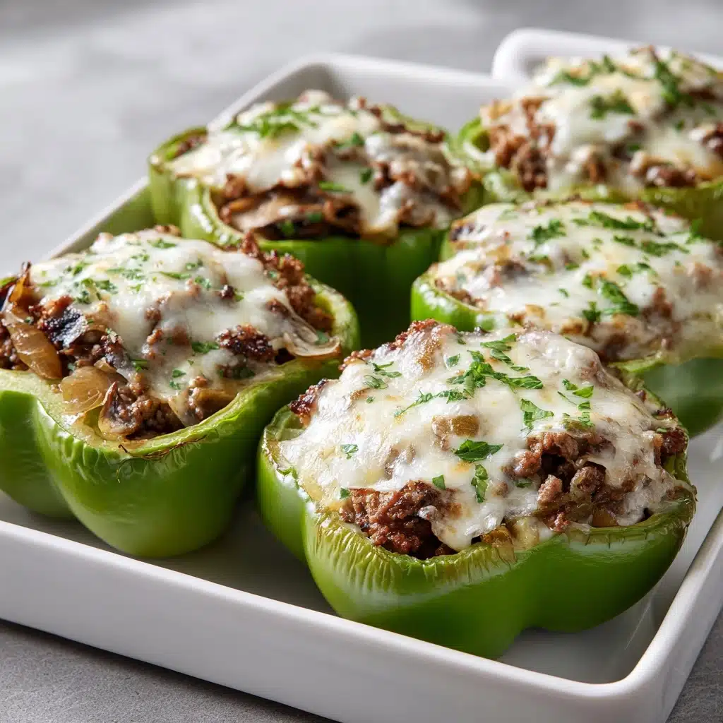 Keto Philly Cheesesteak Peppers Recipe
