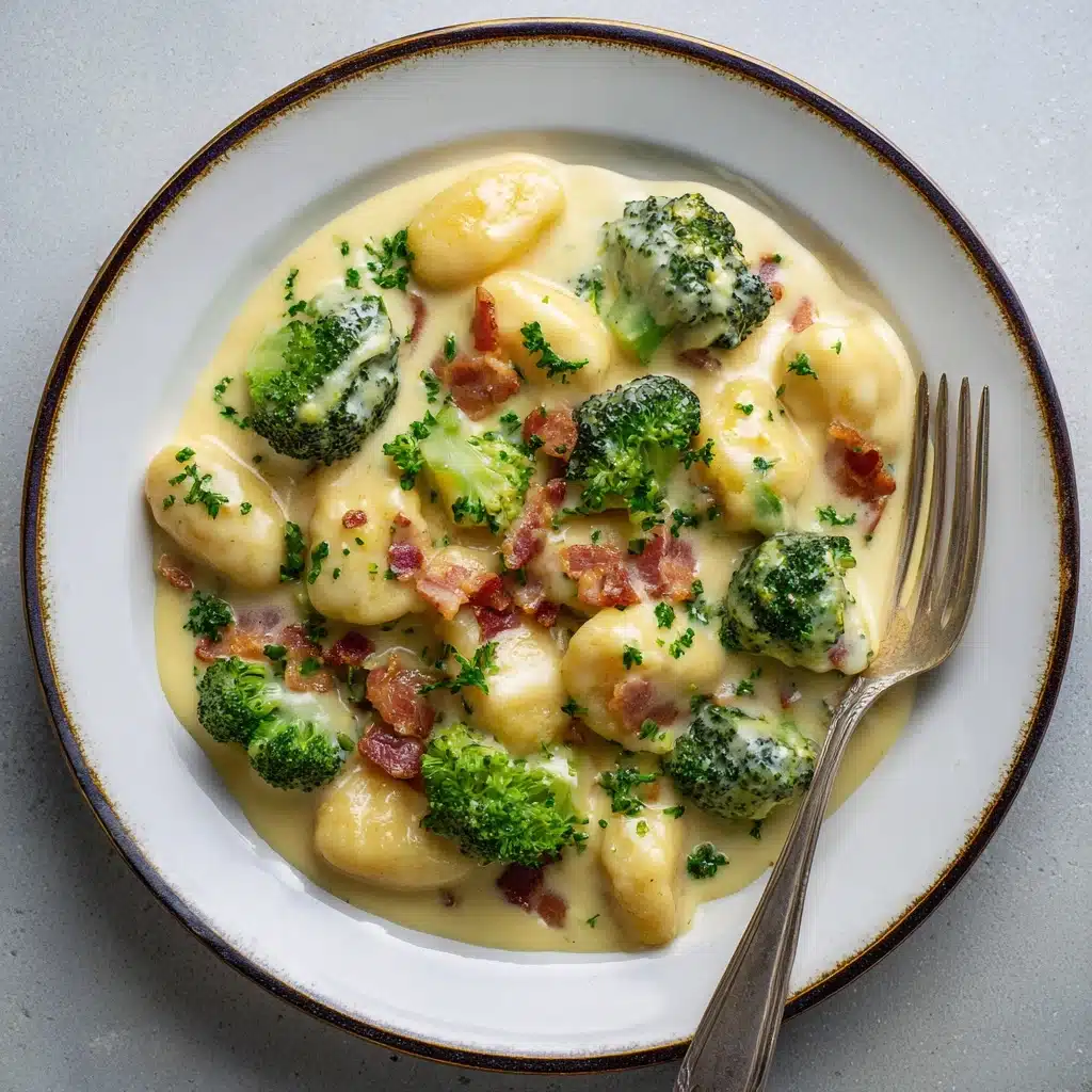 Boursin, Bacon and Broccoli Gnocchi Recipe - Recipe Image