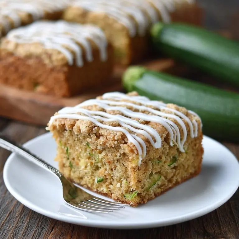 Brown Butter Zucchini Coffee Cake Recipe