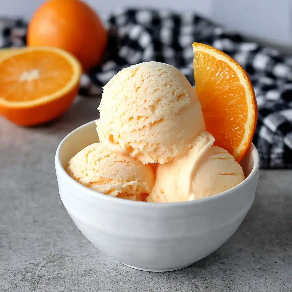 Orange Ice Cream Recipe - Recipe Image