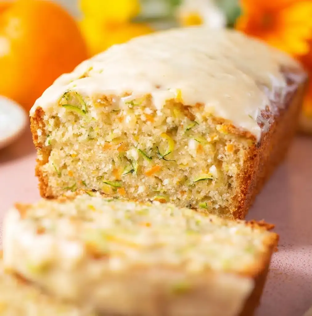 Orange Zucchini Bread with Orange Glaze Recipe